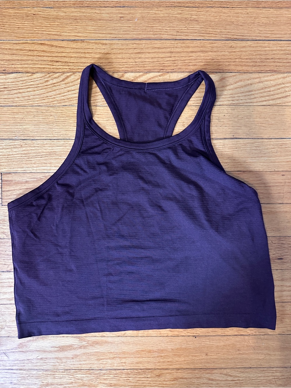 Lululemon Swiftly Tech Cropped Racerback Tank Top Purple